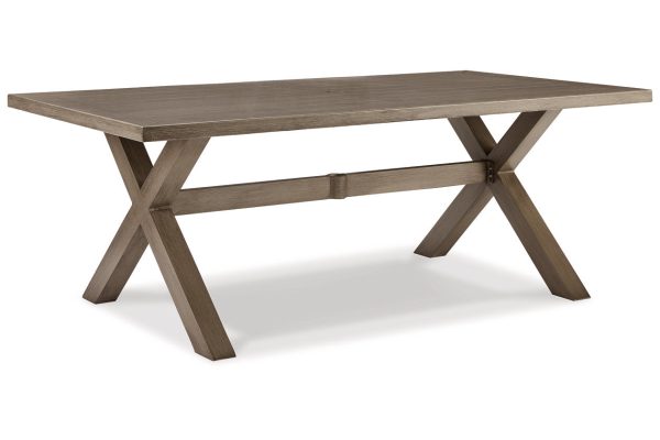 Beach Front Beige Outdoor Dining Table Discount