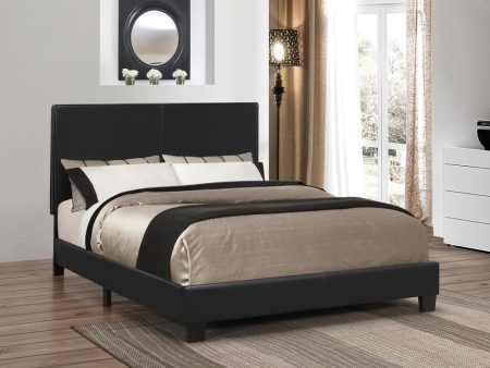 Mauve Bed Upholstered Queen Black Sale