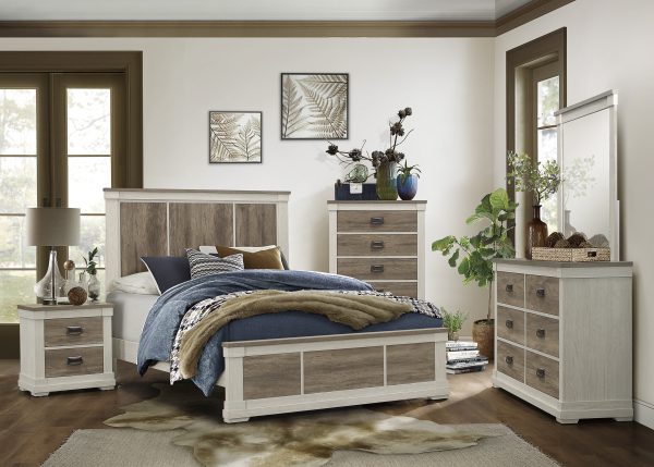 Arcadia White Weathered Gray Dresser Fashion