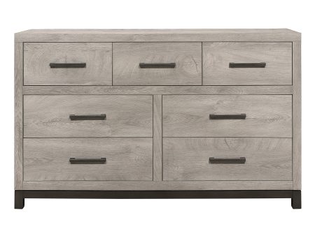 Zephyr Light Gray Dresser Online now