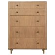 Arini Sand Wash 5-Drawer Chest Discount