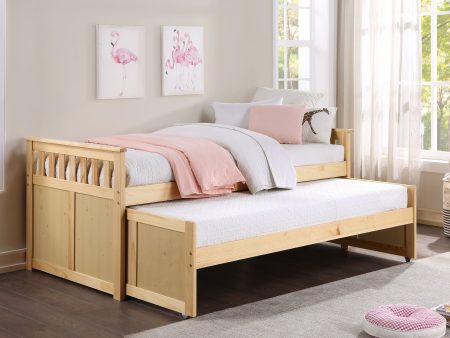 Bartly Pine Twin Twin Bed For Sale