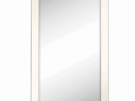 Barnett Silver Rectangular Floor Mirror on Sale