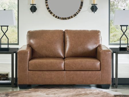 Bolsena Caramel Loveseat Online