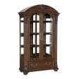 Bergen Dark Oak Curio For Cheap