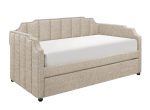 Aisha Beige Daybed with Trundle Online Sale