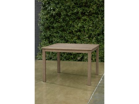 Aria Plains Brown Outdoor Dining Table Cheap