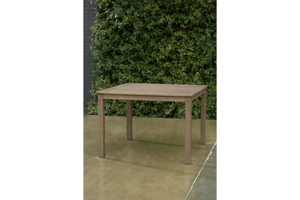 Aria Plains Brown Outdoor Dining Table Cheap