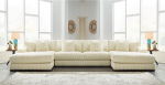 Lindyn Ivory 4-Piece Double Chaise Sectional Online now