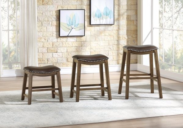 Ordway Brown Brown Counter Height Stool, Brown Online