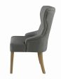 Baney Gray Tufted Upholstered Dining Chair For Cheap