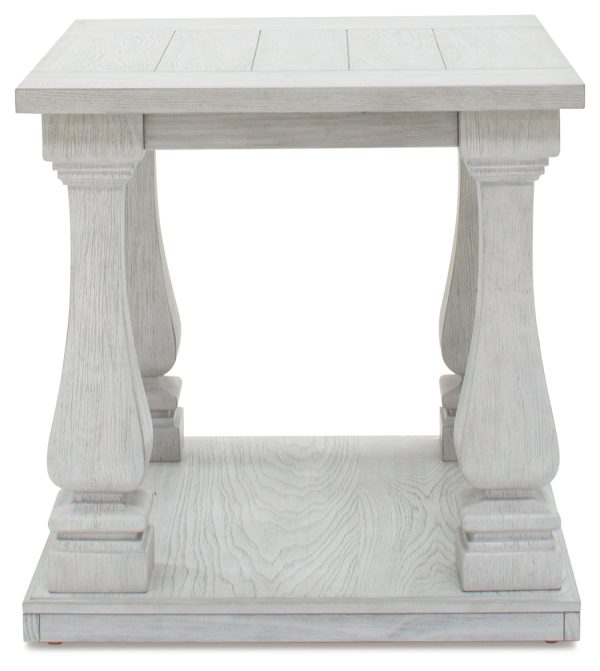 Arlendyne Antique White End Table For Cheap