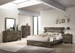 Atticus Brown King Platform Bed Fashion