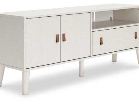 Aprilyn White 59  TV Stand For Cheap