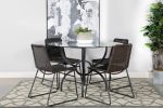 Aviano Gunmetal Dining Table Base Fashion