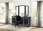 Allura Black Vanity Dresser with Mirror Online