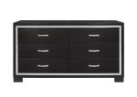 Bellante Melamine Black Dresser Online