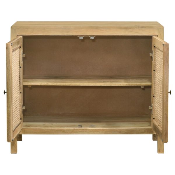 Amaryllis Natural Rectangular 2-Door Accent Cabinet Online