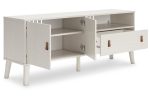 Aprilyn White 59  TV Stand For Cheap