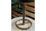 Amadell Black Gold Finish Table Lamp For Discount