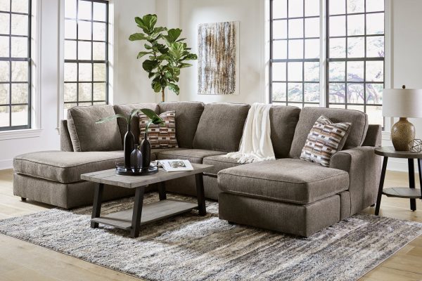 O Phannon Putty 2-Piece LAF Chaise Sectional For Cheap