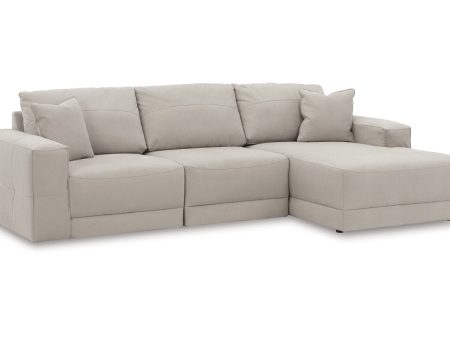 Next-Gen Gaucho Gray 3-Piece RAF Chaise Sectional Supply