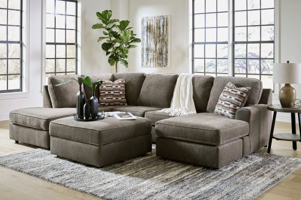 O Phannon Putty 2-Piece LAF Chaise Sectional For Cheap