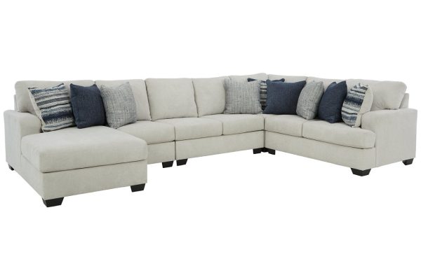 Lowder Stone 5-Piece LAF Chaise Sectional Fashion