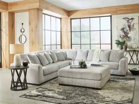 Regent Park Pewter 5-Piece Sectional Fashion