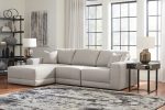 Next-Gen Gaucho Gray 3-Piece LAF Chaise Sectional For Sale